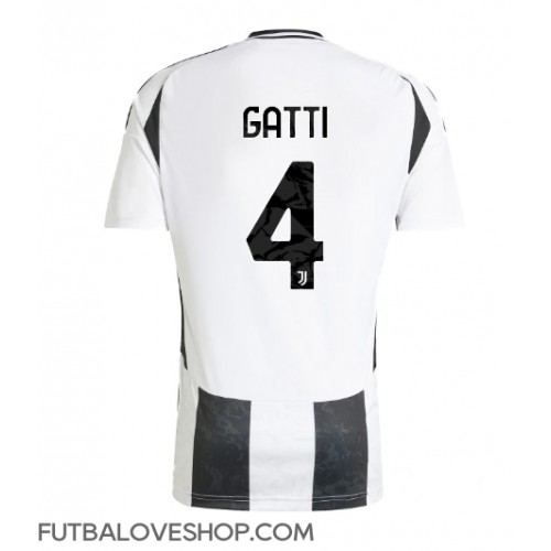 Dres Juventus Federico Gatti #4 Domáci 2024-25 Krátky Rukáv